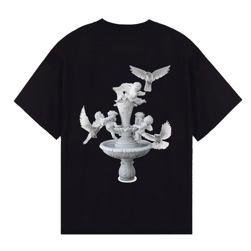 Fountain Of Youth Oversize T shirt leagueofgentlemen.net, Oversized Graphic T Shirt |Obsidian Black T Shirt| League Of Gentlemen