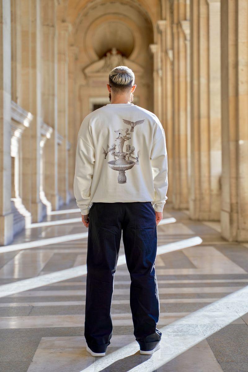 Fountain Of Youth Sweater  off white leagueofgentlemen.net, Men's Graphic Sweatshirt | Off White Sweatshirt | League Of Gentlemen